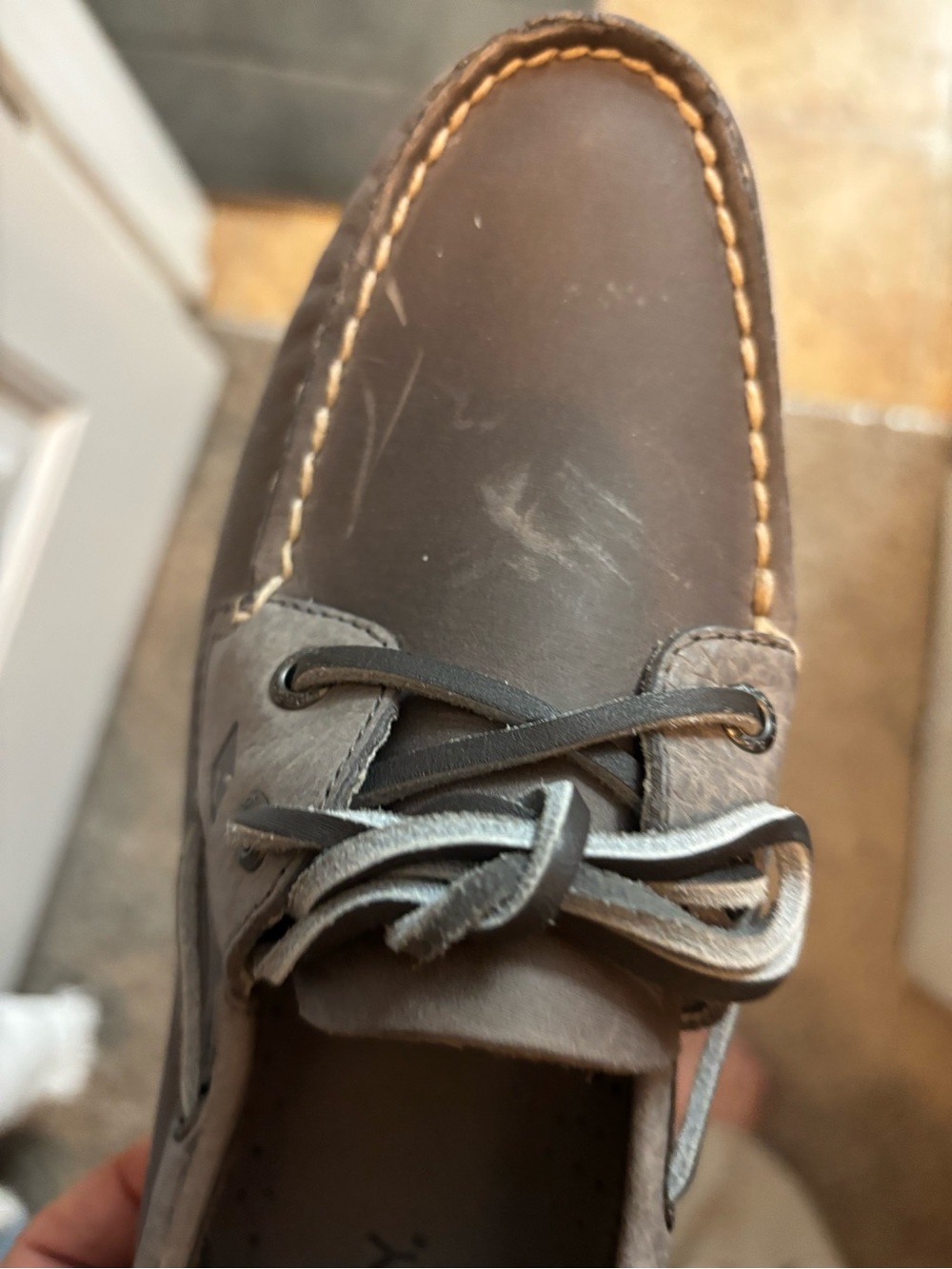 Sperry Brown Leather Women's Boat Shoes